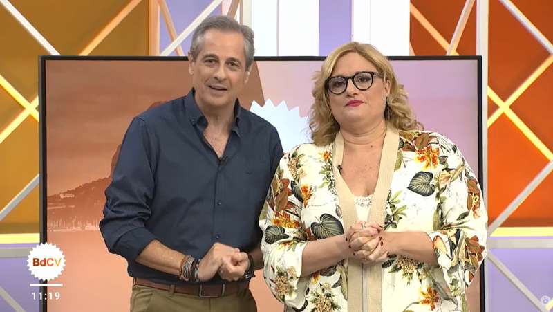 Un frame del programa Bon Dia Comunitat Valenciana emitido este lunes en la cadena pública valenciana. / À PUNT