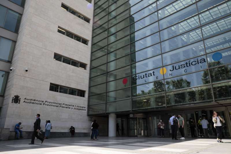 Vista de la Audiencia Provincial de Valencia. /EPDA