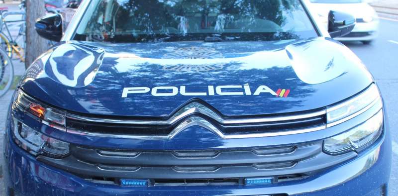 Fotografía de un coche de la Policía Nacional facilitada por el cuerpo.
