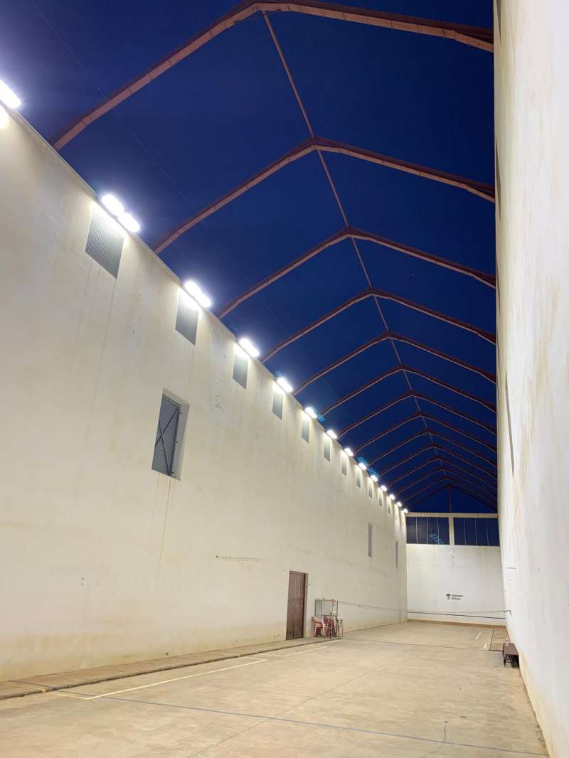 Enllumenat del carrer de la Pilota, a Faura. / Foto: Aj. Faura