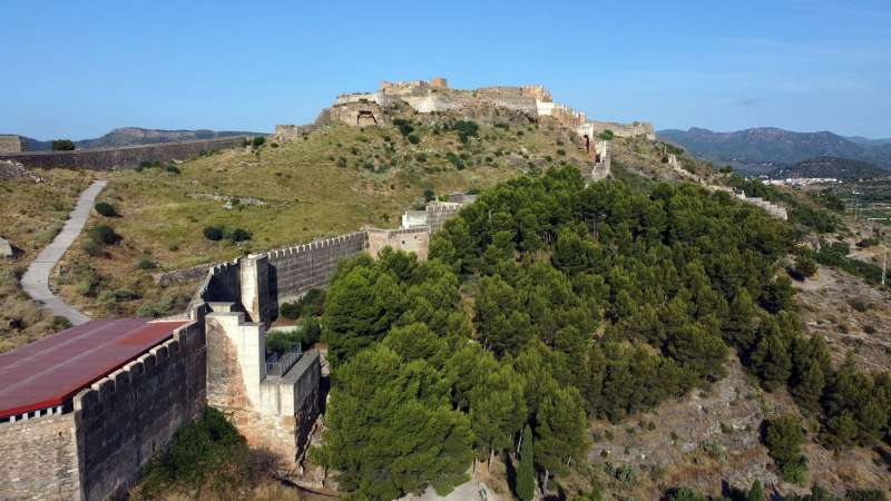Vista del castell de Sagunt. /EPDA