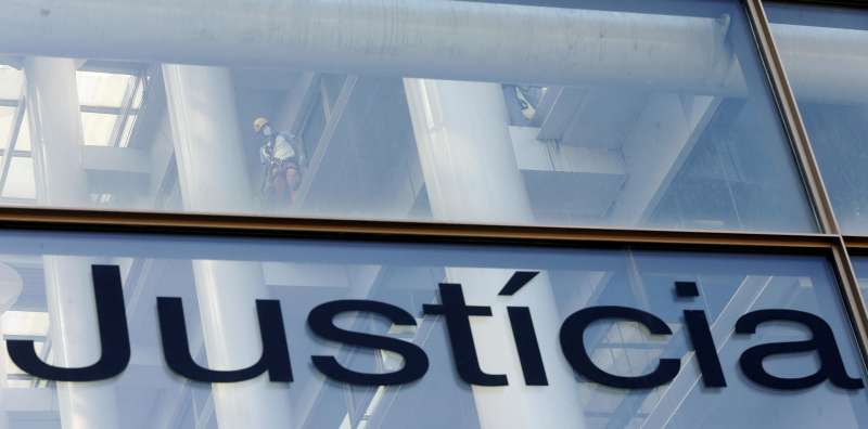 Entrada a la Ciudad de la Justicia.EFE/ Kai Forsterling
