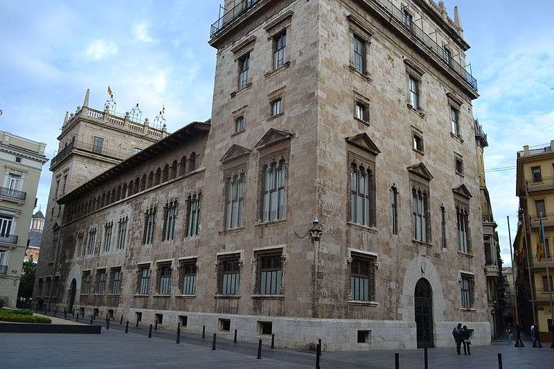 Vista del Palau de la Generalitat. /EPDA