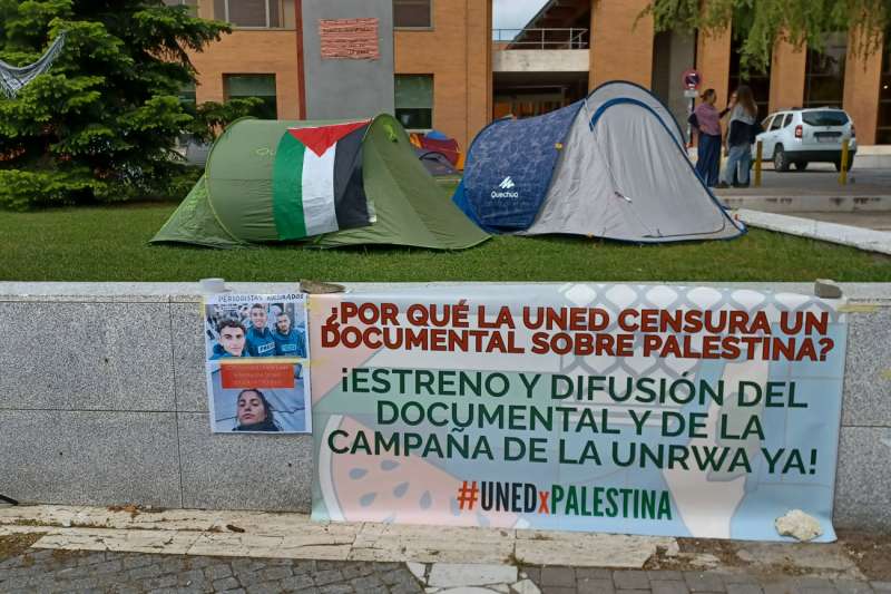 Protestas universitarias ante el genocidio de Gaza. /EPDA