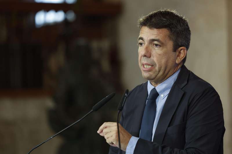El president de la Generalitat, Carlos Mazón. EFE/Ana Escobar
