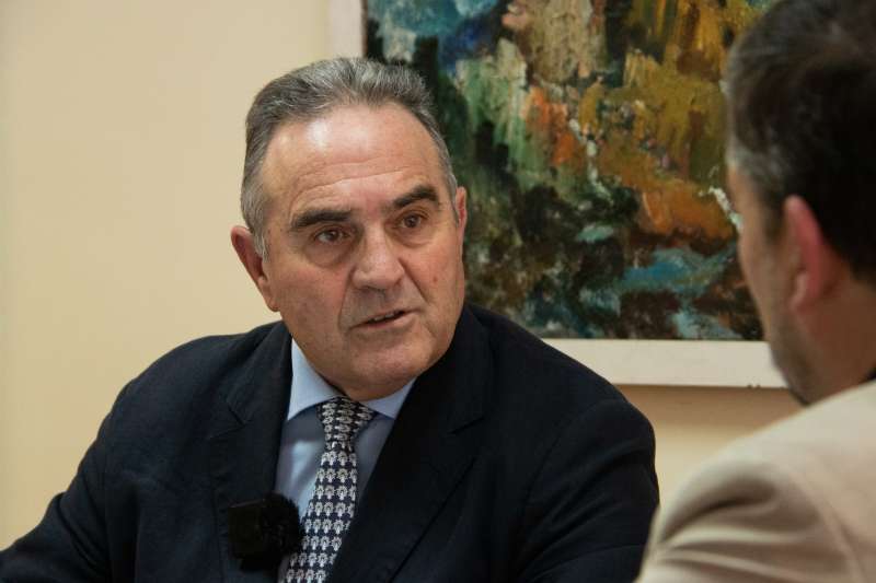 Gan Pampols durante la entrevista con El Periódico de Aquí./ JAIME SORIANO